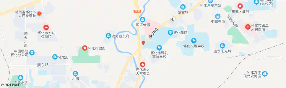 怀化坨院_公交站地图_怀化公交_妙搜公交查询2025