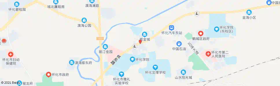 怀化紫金城小区_公交站地图_怀化公交_妙搜公交查询2025