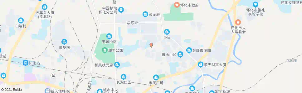 怀化建校_公交站地图_怀化公交_妙搜公交查询2025
