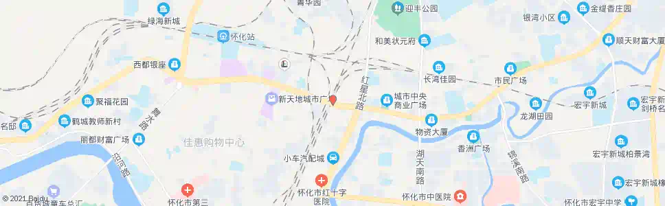 怀化富程国际_公交站地图_怀化公交_妙搜公交查询2025