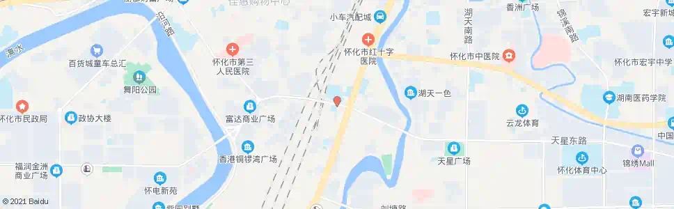 怀化铁怀二中_公交站地图_怀化公交_妙搜公交查询2025