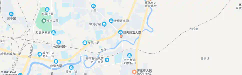 怀化教师新苑_公交站地图_怀化公交_妙搜公交查询2025