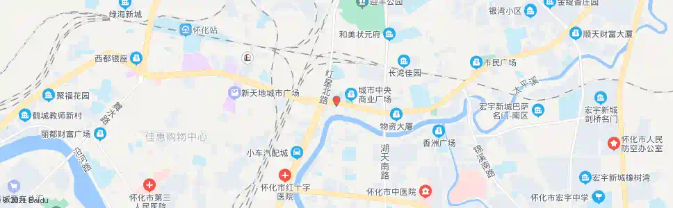 怀化太平桥_公交站地图_怀化公交_妙搜公交查询2025