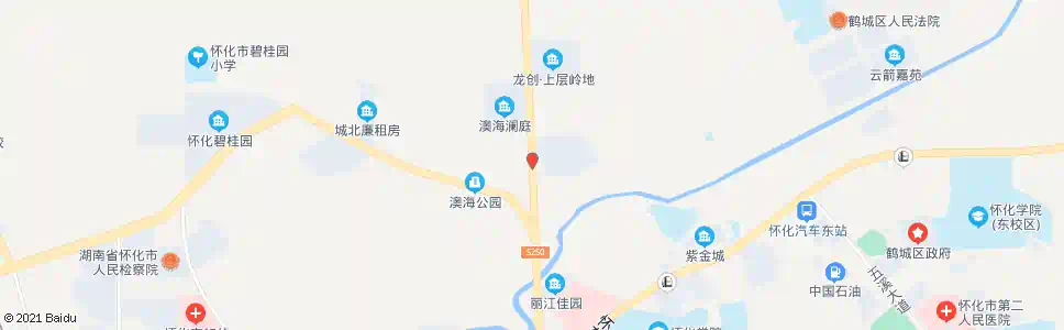 怀化澳海澜庭南_公交站地图_怀化公交_妙搜公交查询2025