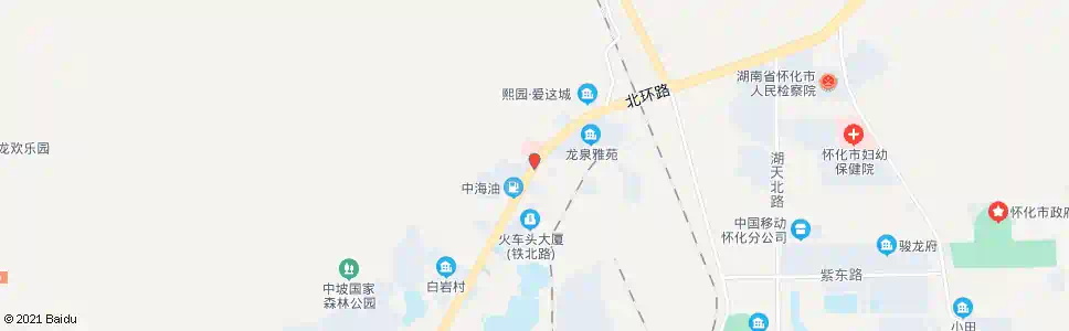 怀化市五医院(武陵路)_公交站地图_怀化公交_妙搜公交查询2025