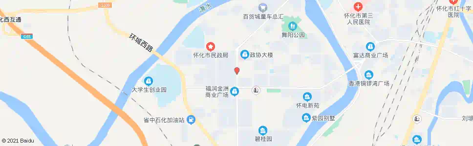 怀化红星美凯龙_公交站地图_怀化公交_妙搜公交查询2025