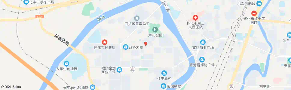 怀化小商品市场_公交站地图_怀化公交_妙搜公交查询2025