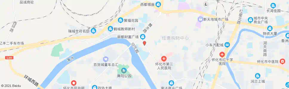 怀化人才学校(三角坪)_公交站地图_怀化公交_妙搜公交查询2025