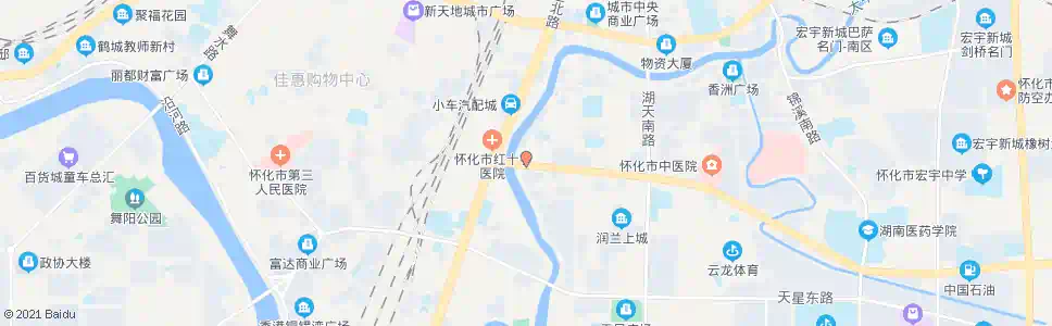 怀化红星桥_公交站地图_怀化公交_妙搜公交查询2025