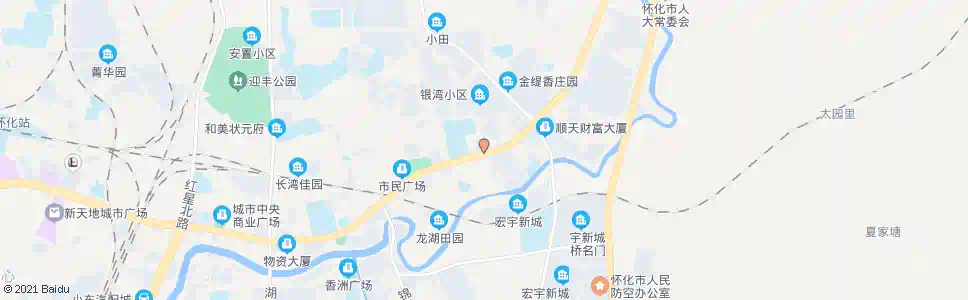 怀化鹤城公安局_公交站地图_怀化公交_妙搜公交查询2025