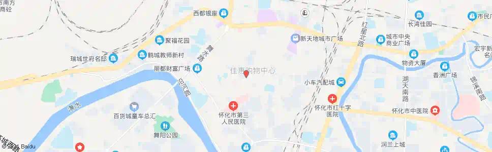 怀化中心市场_公交站地图_怀化公交_妙搜公交查询2025
