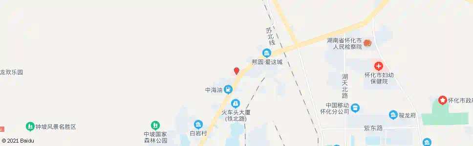 怀化铁五局医院_公交站地图_怀化公交_妙搜公交查询2025