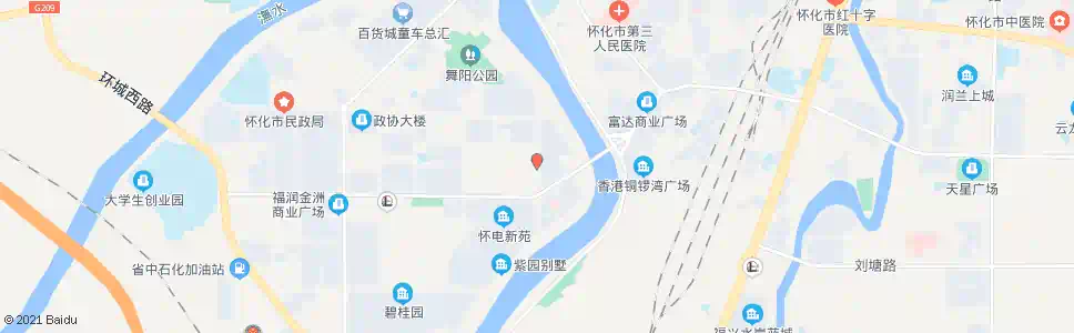 怀化西部物流中心_公交站地图_怀化公交_妙搜公交查询2025