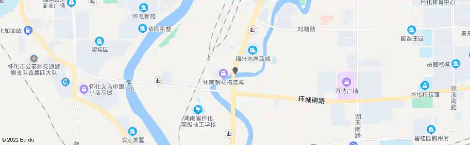 怀化湖天桥(老科协门诊部)_公交站地图_怀化公交_妙搜公交查询2025