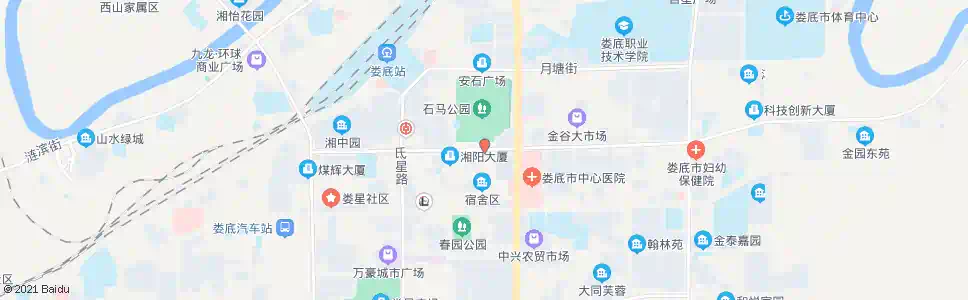 娄底石马路口_公交站地图_娄底公交_妙搜公交查询2025