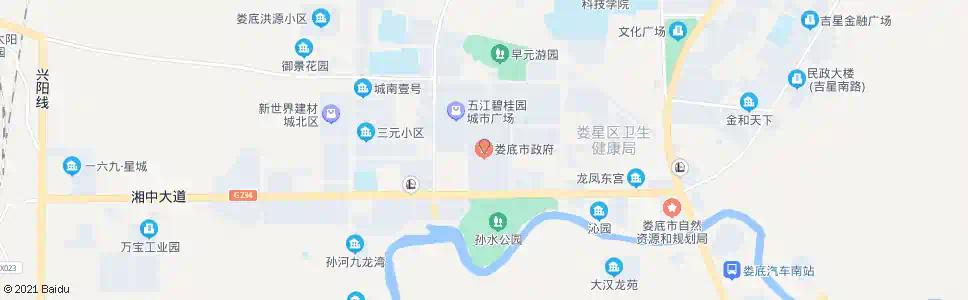 娄底区政府_公交站地图_娄底公交_妙搜公交查询2025