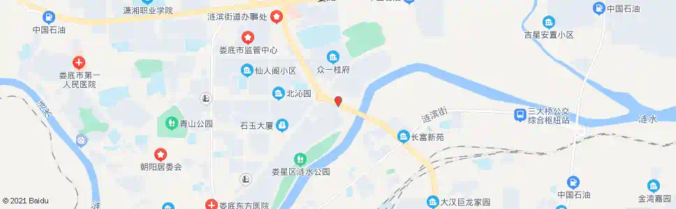 娄底娄底二大桥_公交站地图_娄底公交_妙搜公交查询2025