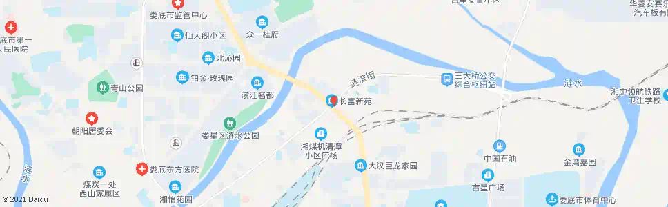 娄底涟滨东街_公交站地图_娄底公交_妙搜公交查询2025