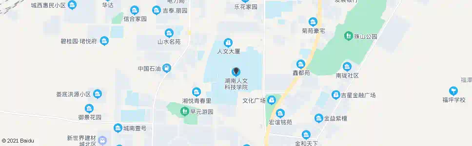 娄底湖南人文科技学院_公交站地图_娄底公交_妙搜公交查询2025