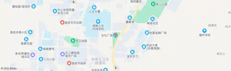 娄底文化广场_公交站地图_娄底公交_妙搜公交查询2025