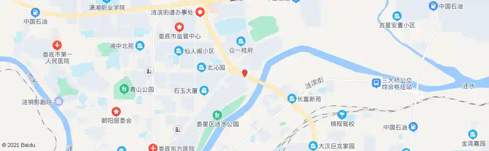 娄底二大桥_公交站地图_娄底公交_妙搜公交查询2025