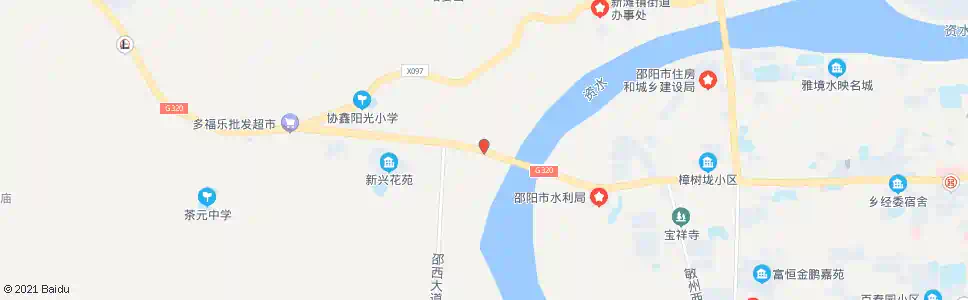 邵阳资江二桥(西)_公交站地图_邵阳公交_妙搜公交查询2025