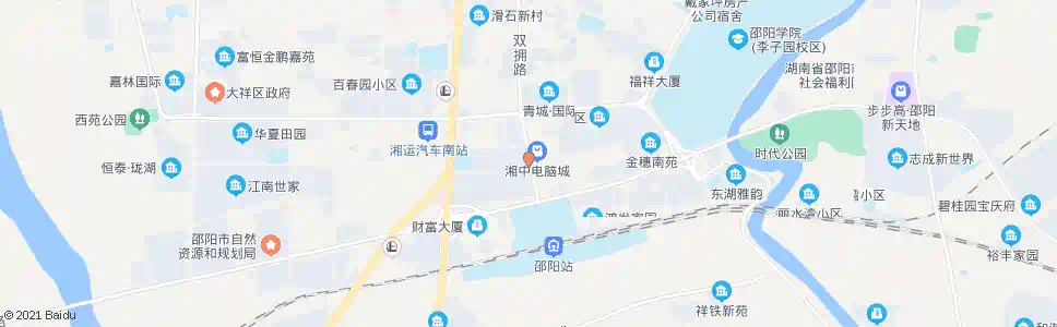 邵阳火车站(双拥路)_公交站地图_邵阳公交_妙搜公交查询2025