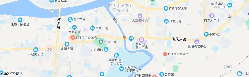 邵阳邵水桥(西)_公交站地图_邵阳公交_妙搜公交查询2025