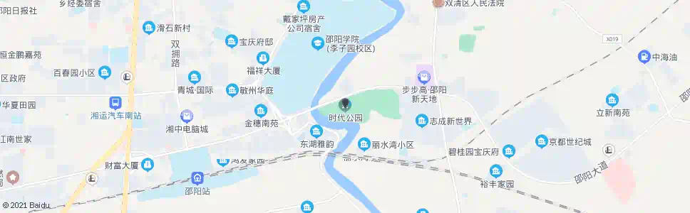 邵阳时代公园_公交站地图_邵阳公交_妙搜公交查询2025