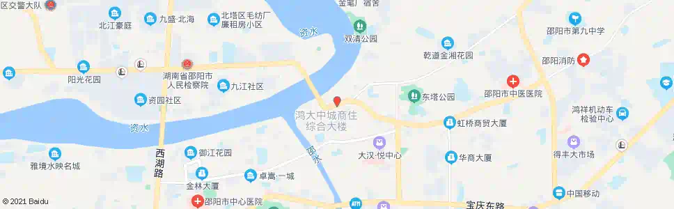 邵阳资江一桥(东)_公交站地图_邵阳公交_妙搜公交查询2025