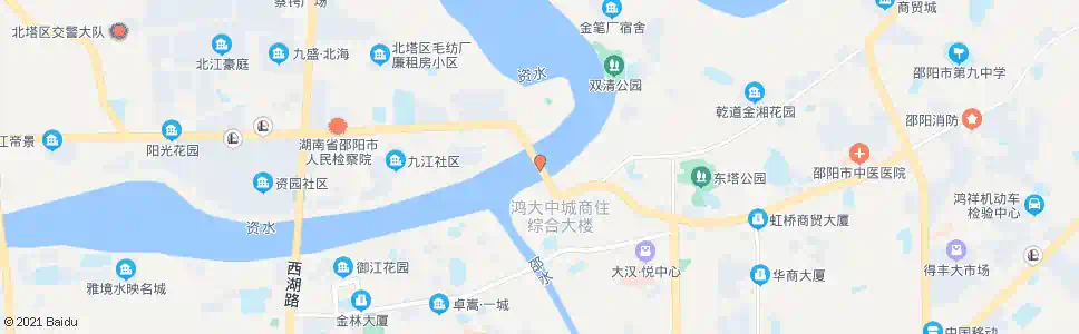 邵阳资江一桥(下)_公交站地图_邵阳公交_妙搜公交查询2025