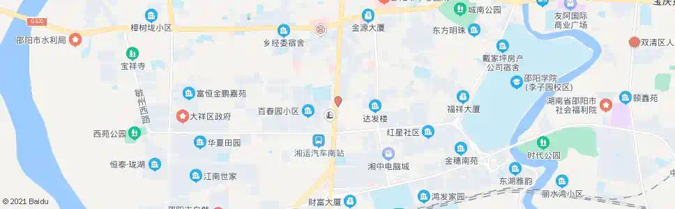 邵阳广场北(清清山泉)_公交站地图_邵阳公交_妙搜公交查询2025