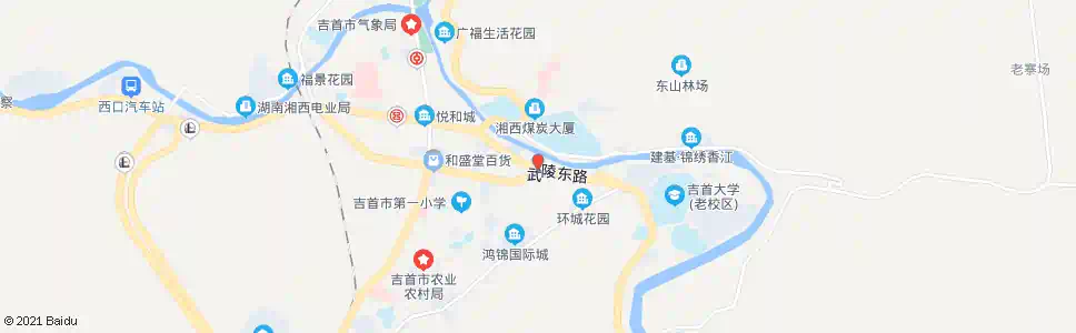 湘西红旗门路口_公交站地图_湘西公交_妙搜公交查询2025