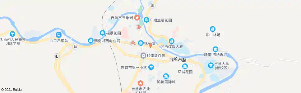 湘西商业城_公交站地图_湘西公交_妙搜公交查询2025