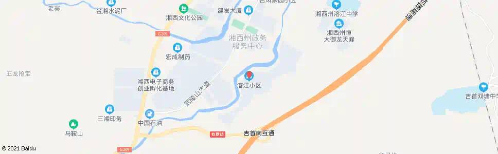 湘西溶江小区_公交站地图_湘西公交_妙搜公交查询2025