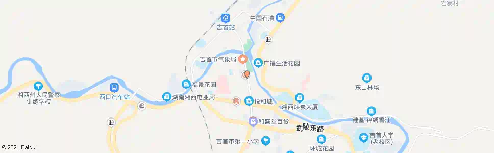 湘西市二小_公交站地图_湘西公交_妙搜公交查询2025