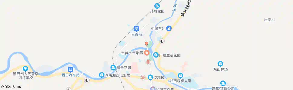 湘西峒河游园_公交站地图_湘西公交_妙搜公交查询2025