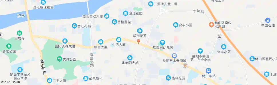 益阳大海塘_公交站地图_益阳公交_妙搜公交查询2025