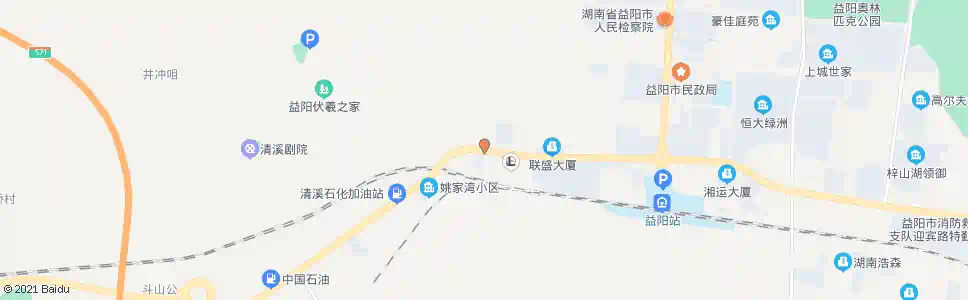 益阳姚家湾_公交站地图_益阳公交_妙搜公交查询2025