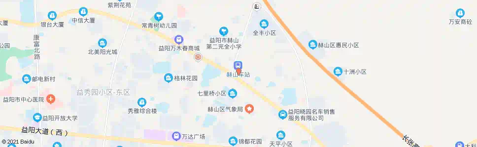 益阳七里桥车站_公交站地图_益阳公交_妙搜公交查询2025