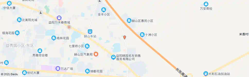 益阳赫山地税局_公交站地图_益阳公交_妙搜公交查询2025