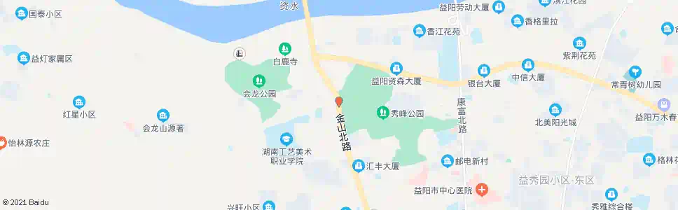 益阳秀峰公园西门_公交站地图_益阳公交_妙搜公交查询2025