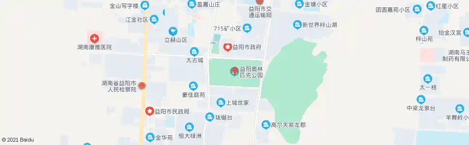 益阳奥林匹克公园_公交站地图_益阳公交_妙搜公交查询2025