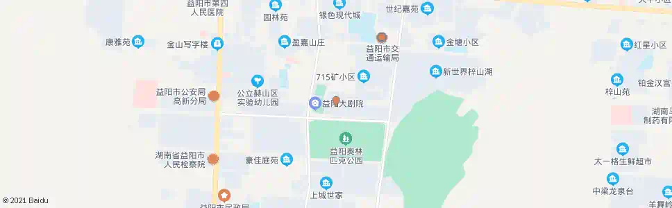 益阳市委市政府_公交站地图_益阳公交_妙搜公交查询2025