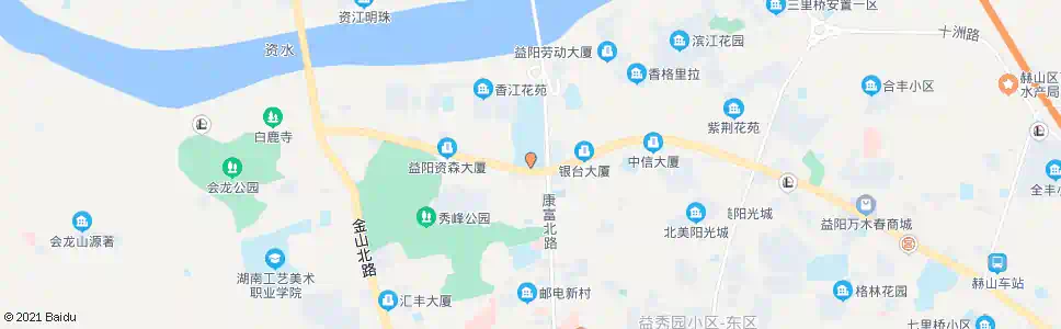 益阳市一中_公交站地图_益阳公交_妙搜公交查询2025