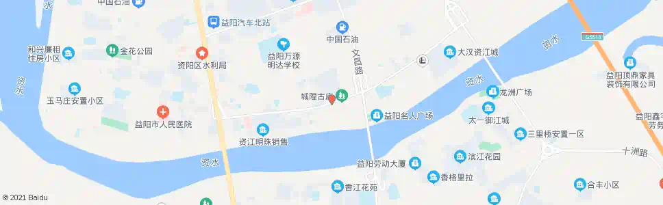 益阳学门口_公交站地图_益阳公交_妙搜公交查询2025