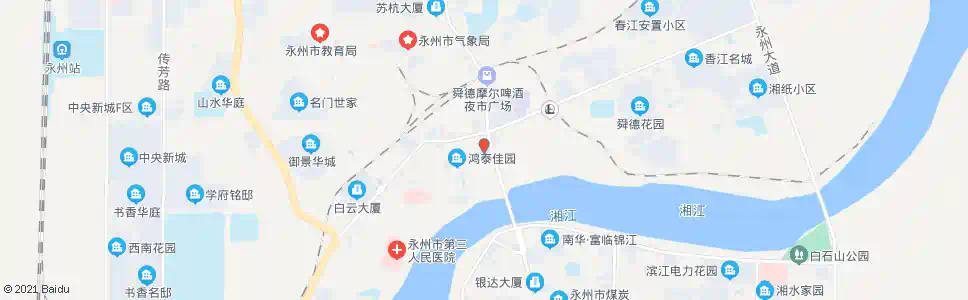 永州冷区菱角山小学_公交站地图_永州公交_妙搜公交查询2025