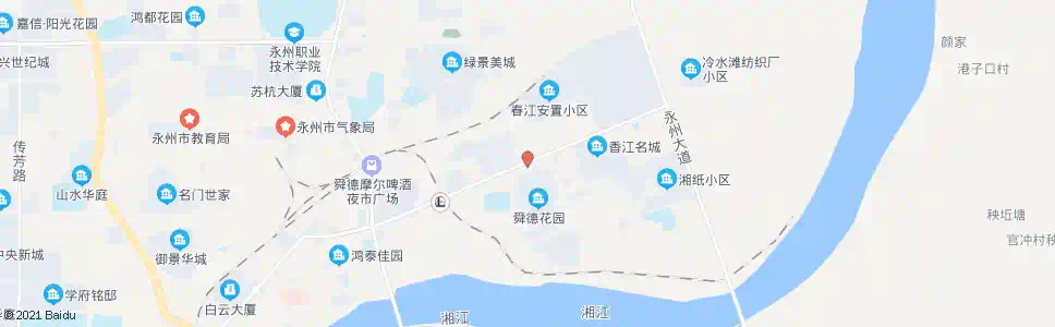 永州舜德花园_公交站地图_永州公交_妙搜公交查询2025