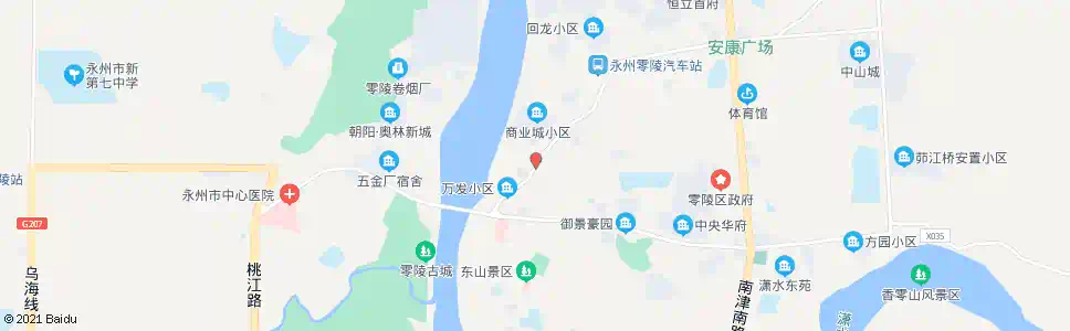 永州旺角步行街_公交站地图_永州公交_妙搜公交查询2025