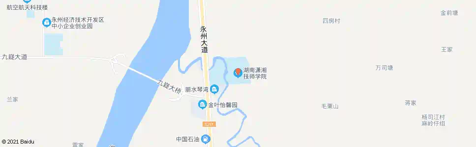 永州九嶷职业技术学院_公交站地图_永州公交_妙搜公交查询2025